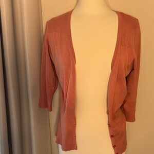 Maurices Women's Peach Cardigan Sweater
